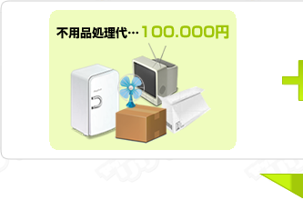 回収作業代100.000円